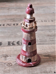 Deko-Leuchtturm Redline 19 cm x Ø: 8 cm